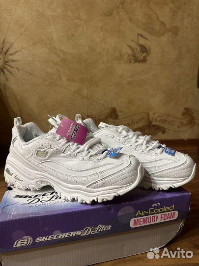 Кроссовки skechers женские 39 белые