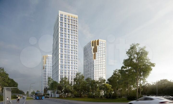 2-к. квартира, 45,9 м², 2/31 эт.