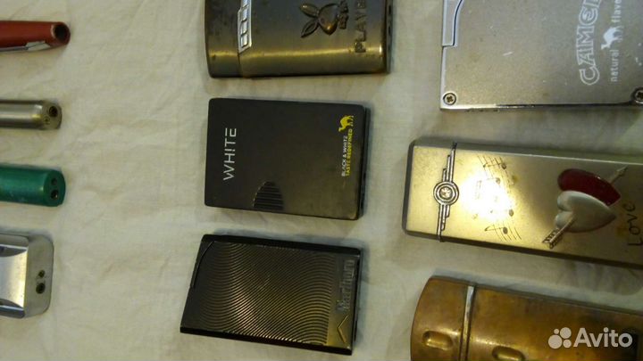 Зажигалки Camel # Marlboro # и другие кучкой