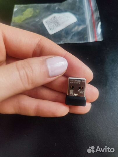 Беспроводной USB-адаптер для мыши logitech