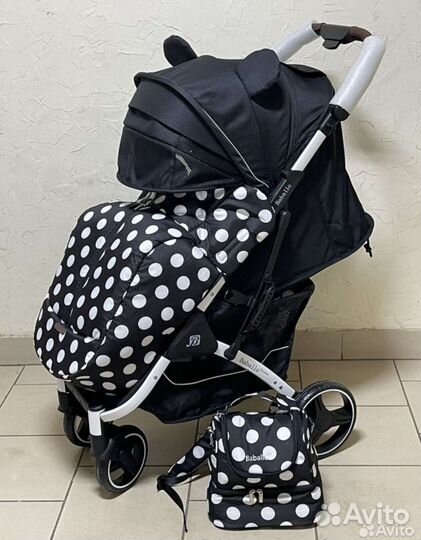 Коляска Baballo 2023/ в горошек