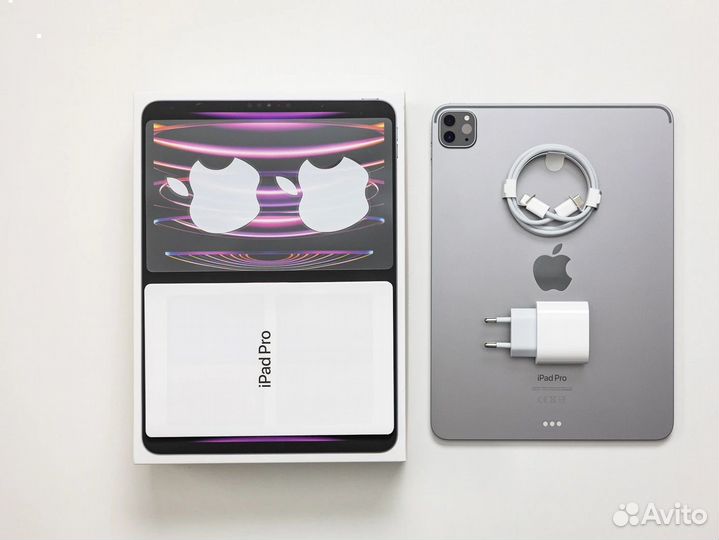 iPad Pro 12.9 2022/M2 (Silver) 1Tb (Wi-Fi) Магазин