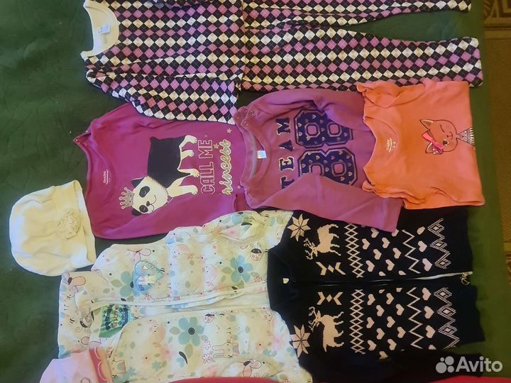 Вещи пакетом на девочку 98