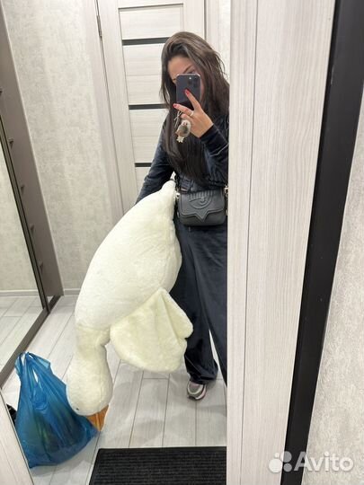 Мягкая игрушка гусь обнимусь большой