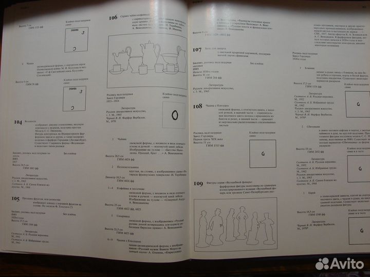 Альбомы по фарфору, стеклу, серебру, искусству