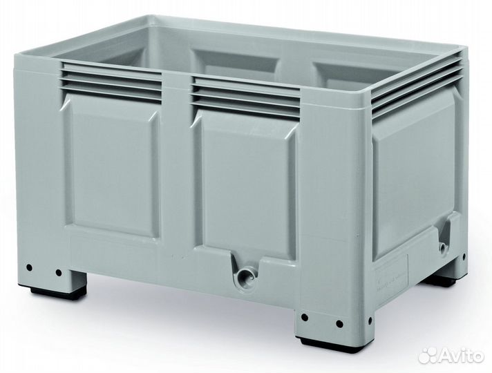 Ведро пластиковое с крышкой пищевое