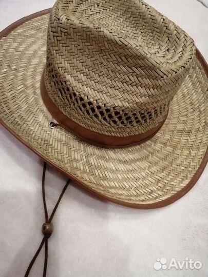 Шляпа мужская Шериф. Соломка