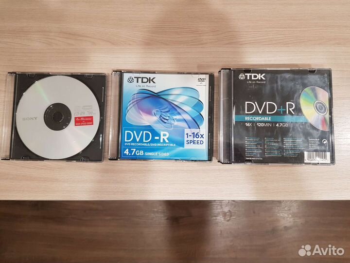 DVD диски пустые