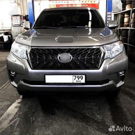 Prado 150 2017+ Решетка радиатора TRD E9ZC3