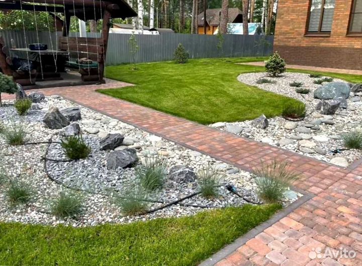 Газон. Рулонный газон