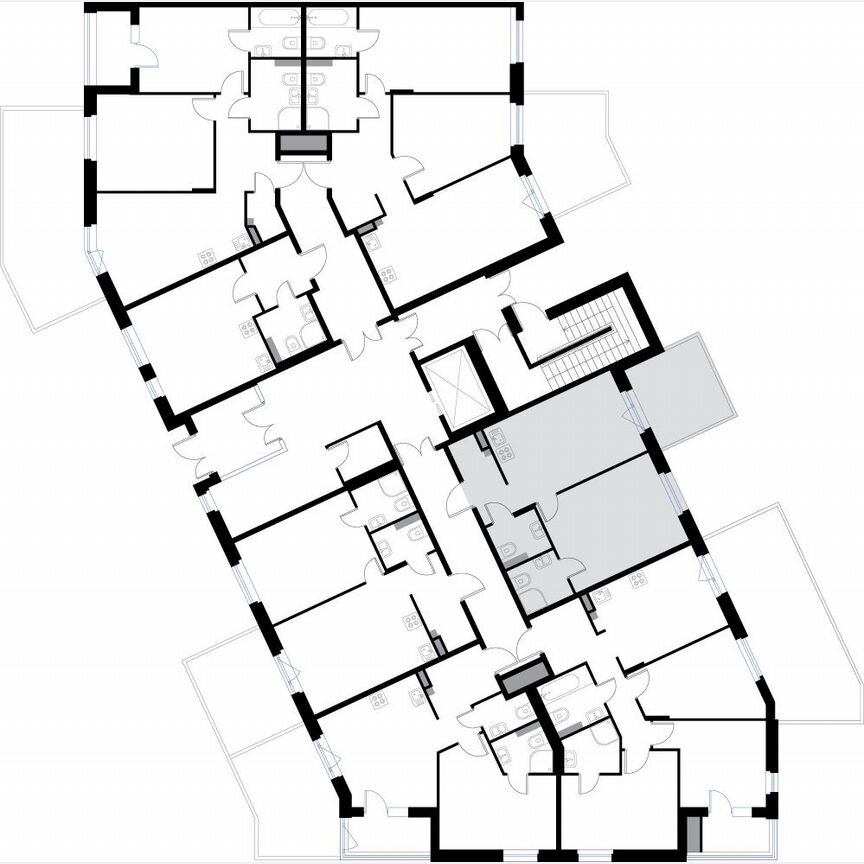 2-к. квартира, 43,2 м², 1/3 эт.