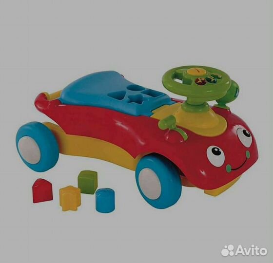 Машина-каталка elc 2 в 1