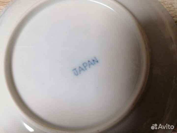 Сервиз чайный, костяной фарфор, винтаж. Япония