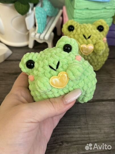 Жабки валентинки побшевые игрушки брелоки