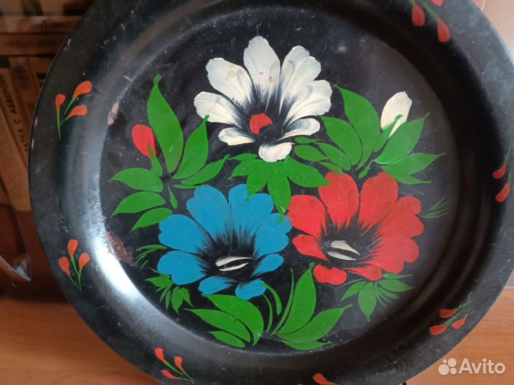 Поднос металлический СССР