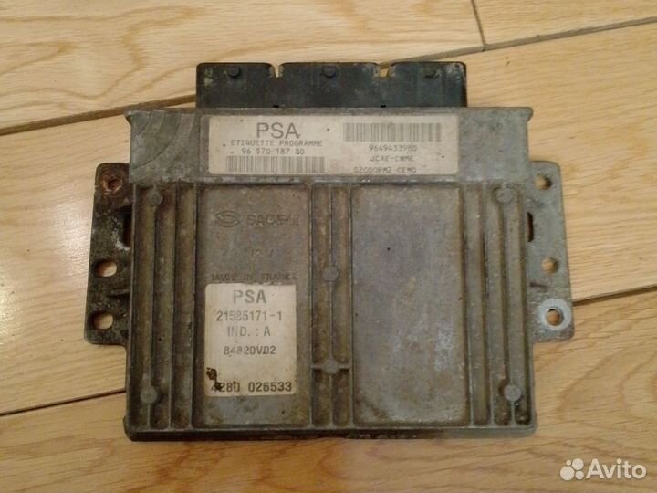 Блок управления двигателем Ситроен Берлинго м59