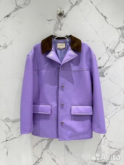 Кожаная куртка Gucci новая коллекция