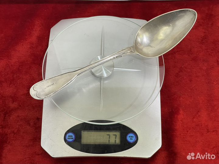 Ложка столовая серебро 84 проба, санкт-петербург