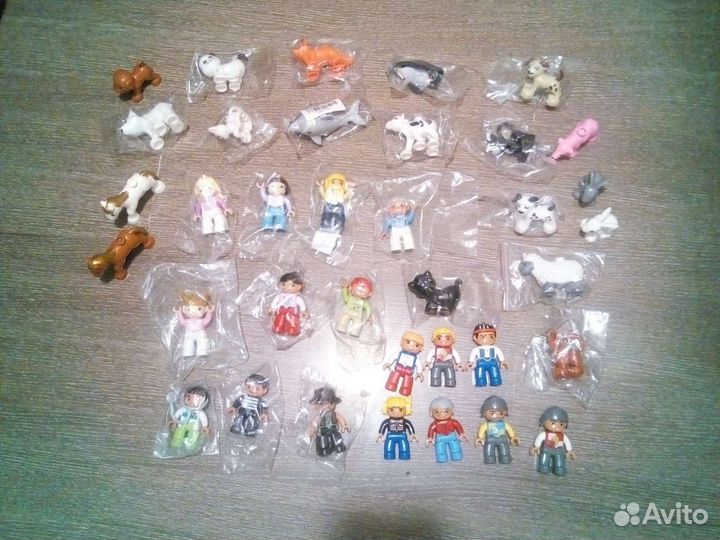 Человечки и животные большой конструктор