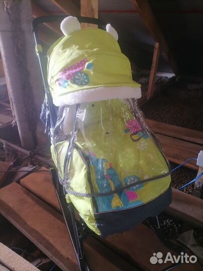 Детские санки коляска