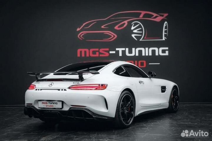 Пороги стиль AMG GT-R Mercedes AMG GT C190