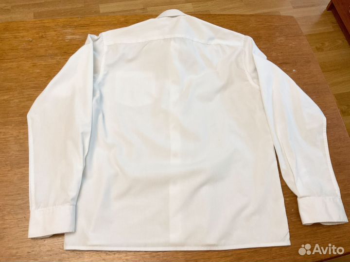 Рубашка белая для мальчика 158-164