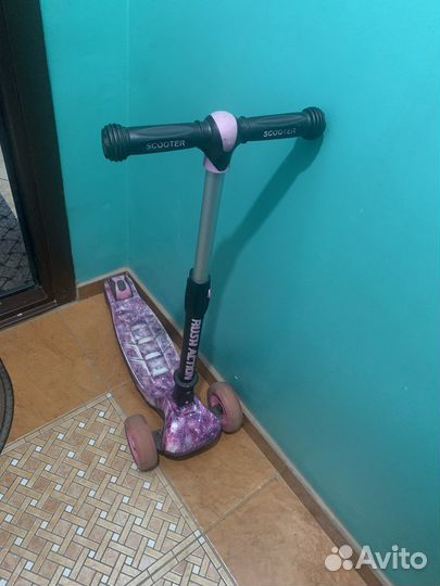 Самокат детский трехколесный бу
