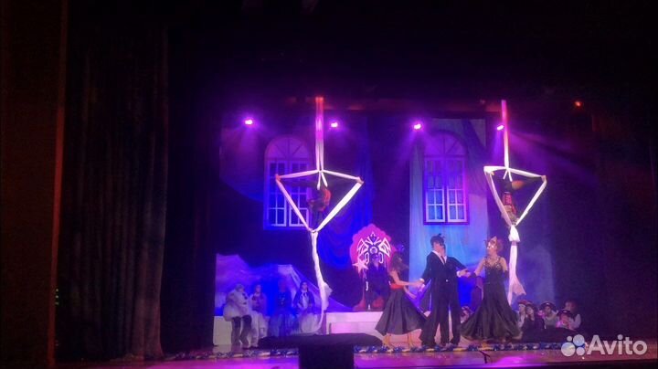 Воздушное гимнасты, воздушное шоу, шоу на свадьбу