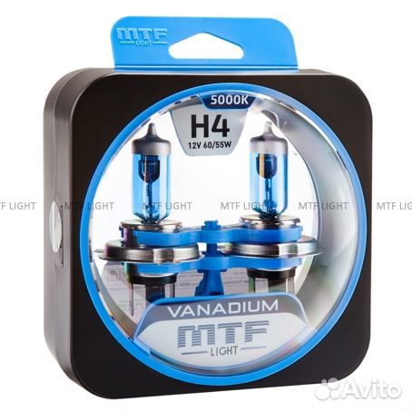 Галогенные лампы MTF Light vanadium H4 60/55W