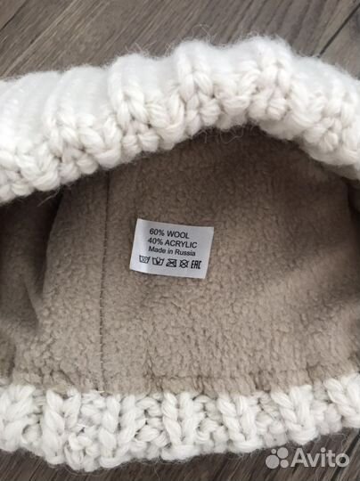 Комплект зимний шапка и снуд