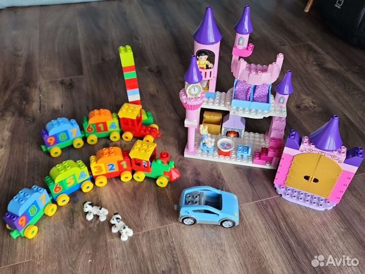 Лего дупло Замок, паровоз