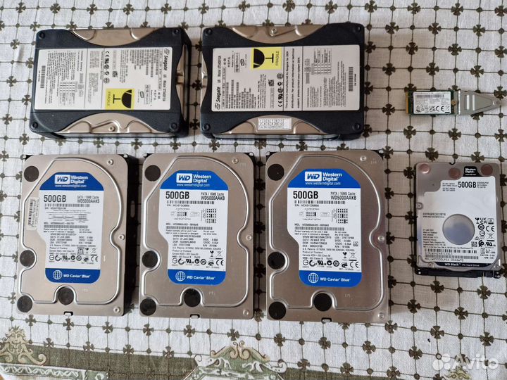 Жесткие диски HDD и SSD nvme