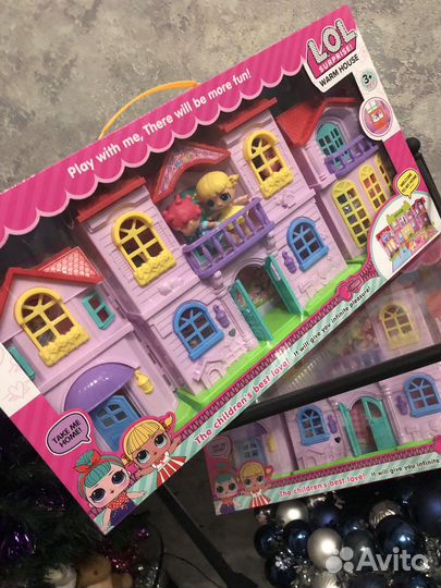 Кукольный домик для лол замок