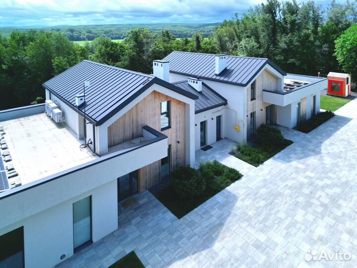 Кликфальц Pro Line Grand Line 0,5 PurLite Matt с пленкой на замках RAL 7024 мокрый асфальт