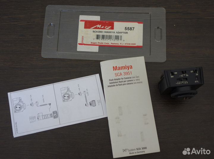 Metz SCA 3951 адаптер к mamya