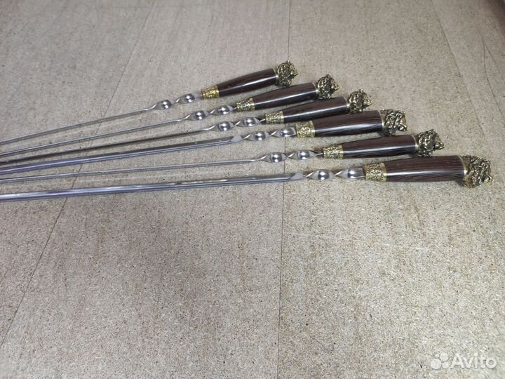 Подарочные шампура с головой Льва