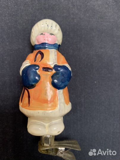 Елочные игрушки СССР мальчик