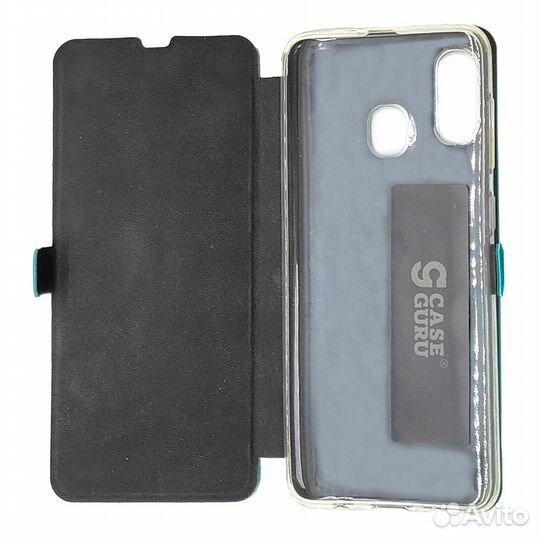 Чехол для Samsung Galaxy A20/A30 книжка бирюзовый