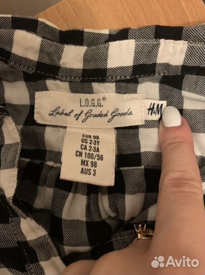 Рубашка для девочки 98 размер