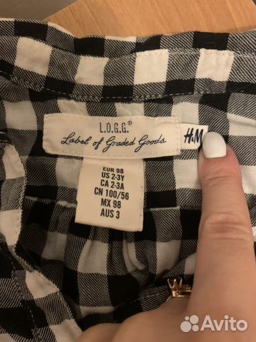 Рубашка для девочки 98 размер