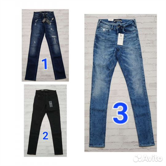 'Джинсы Scotch&soda р: 1,3) W25L32; 2) W25L30