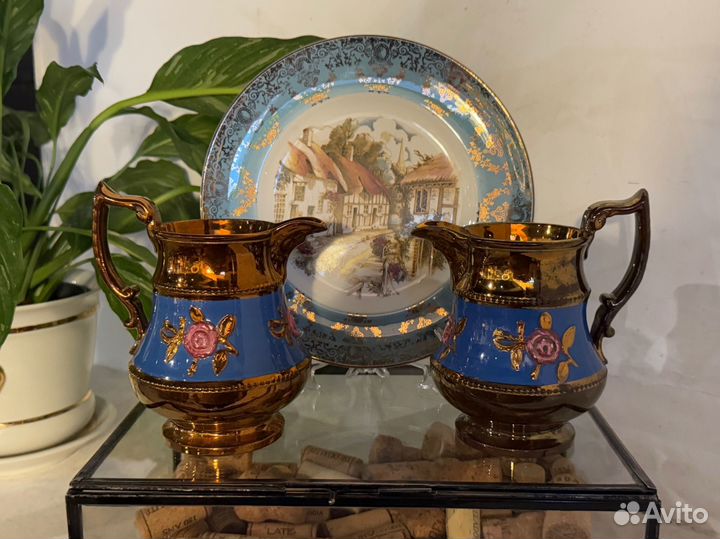 Кувшин 450 мл, тарелка Broadhurst Bros Burslem