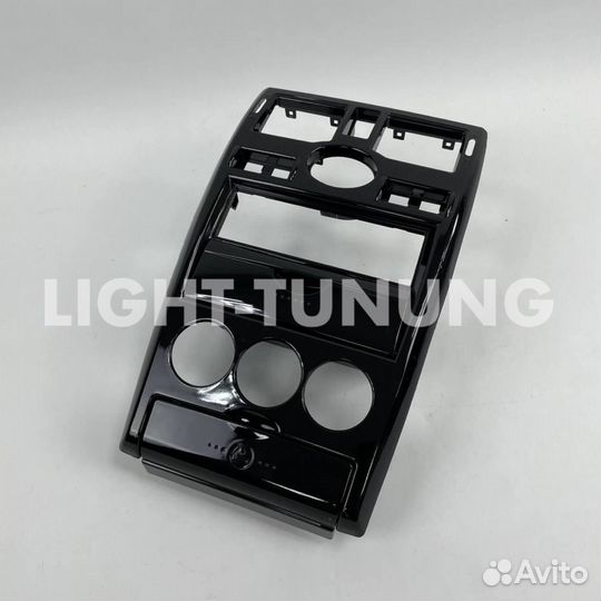 Центральная консоль Лада Приора1 (черный лак) 1din