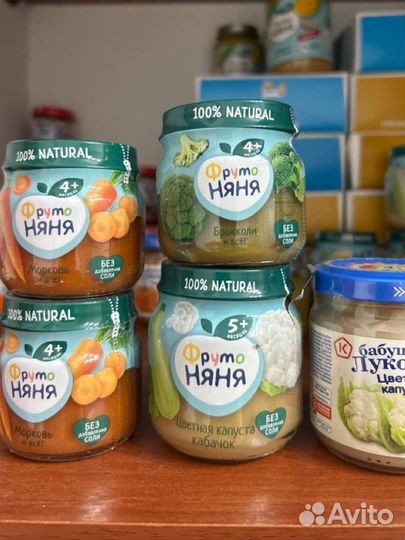 Пюре овощное фруто няня и бабушкино лукошко