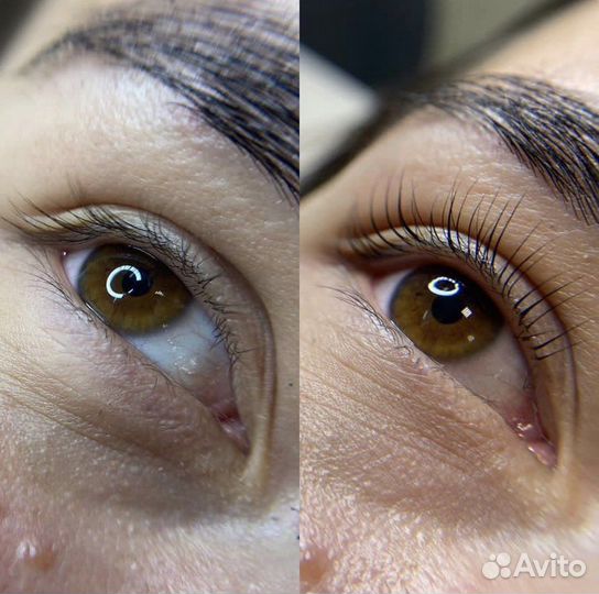 Ламинирование ресниц, брови