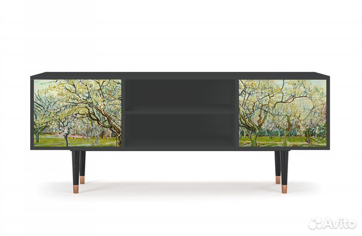 Тв-тумба T2 - Антрацит - The White Orchard