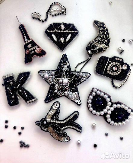 Броши. Ручная работа