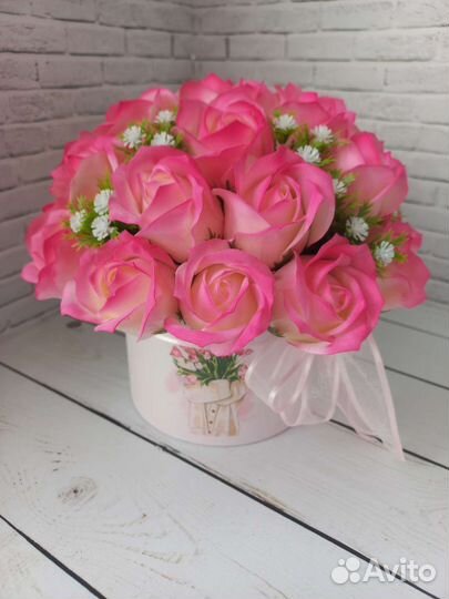 Букет из мыльных цветов