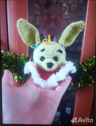 Новогодние, вязанные игрушки