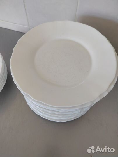 Тарелки люминарк. Бульонницы